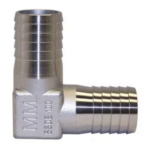 Stainless Fitting : 1″ 90 Insert x 1″ Insert