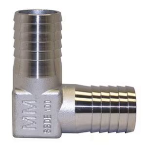 Stainless Fitting : 1" 90 Insert x 1" Insert
