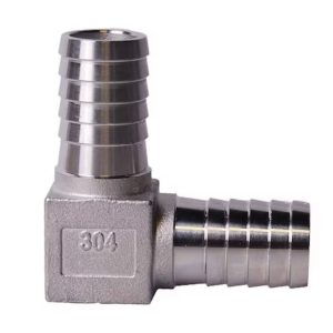 Stainless Fitting : 3/4" 90 Insert x 3/4" Insert