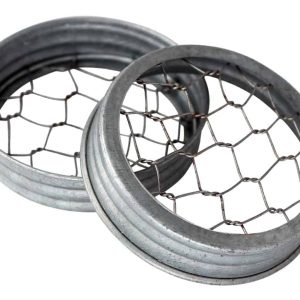 Galvanized Metal Flower Lid