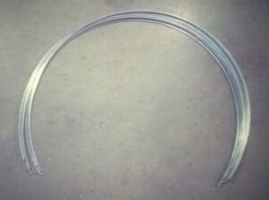Row Cover Hoops . Rounded