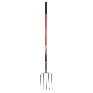 Radius 5-Tine Manure Fork w/Fiberglass Handle
