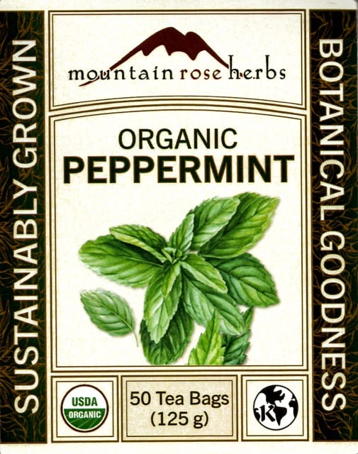 Tea . Peppermint 1 Tea . Peppermint